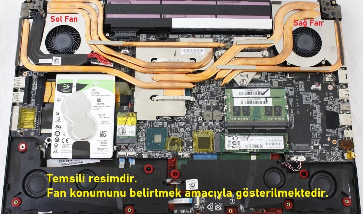 MSI GP75 Fan SAĞ